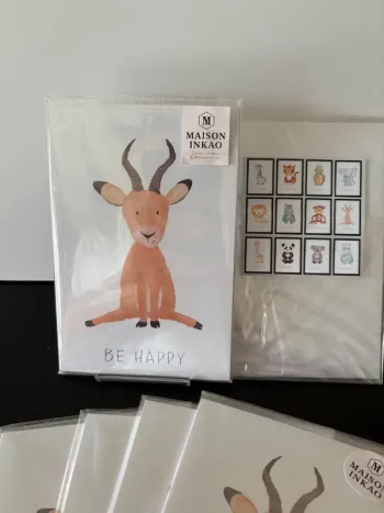 Affiches “Animaux Inspirants” pour chambre enfant