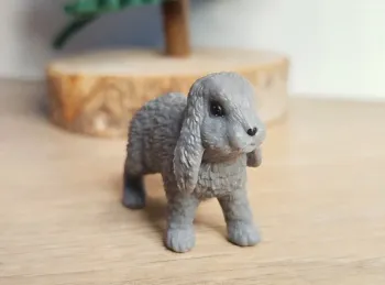 Schleich lapin bélier gris Figurine rongeur animal de la ferme
