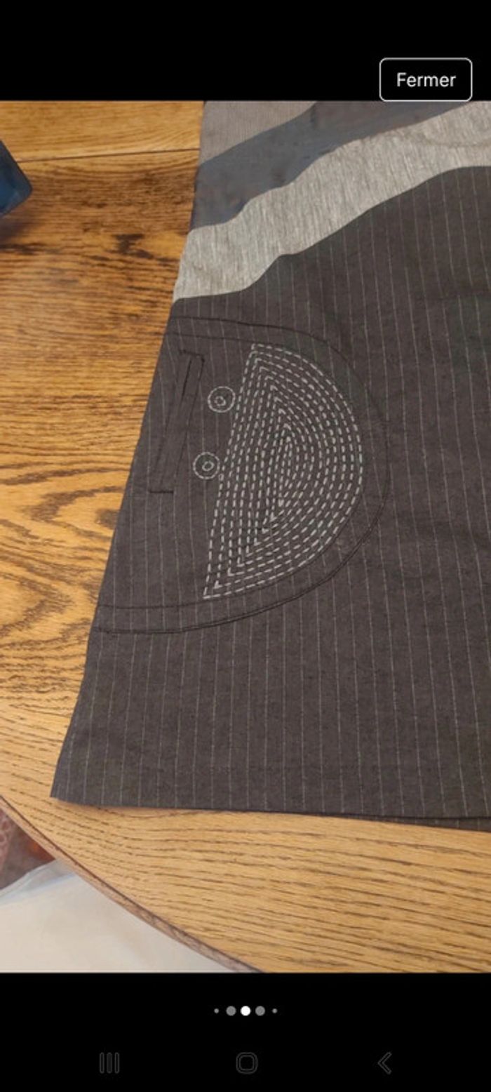 Jolie Robe grise Desigual t 38 - photo numéro 12