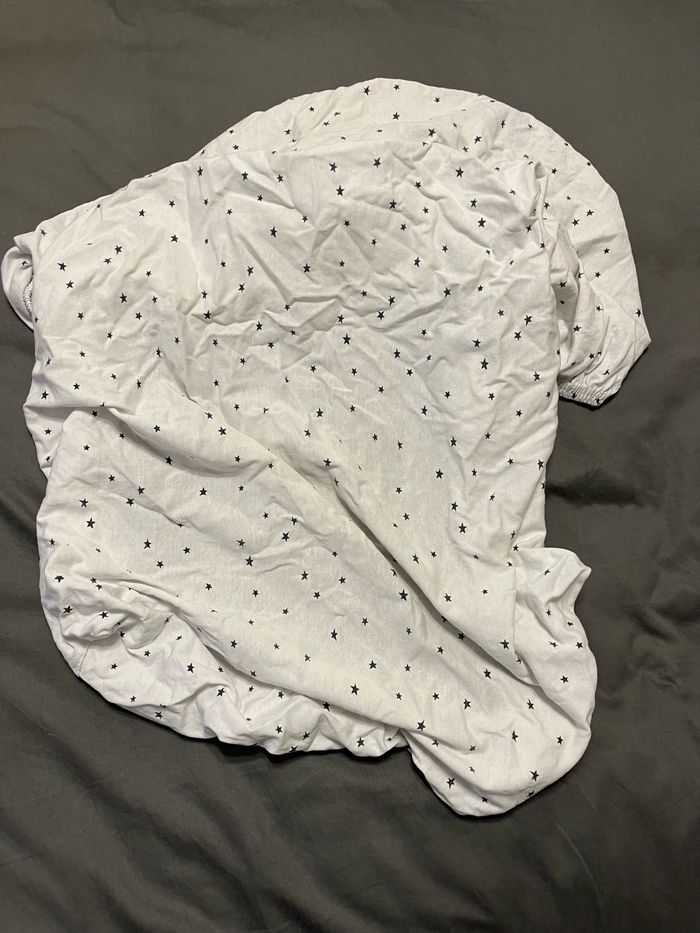 Housse de matelas blanche Vertbaudet