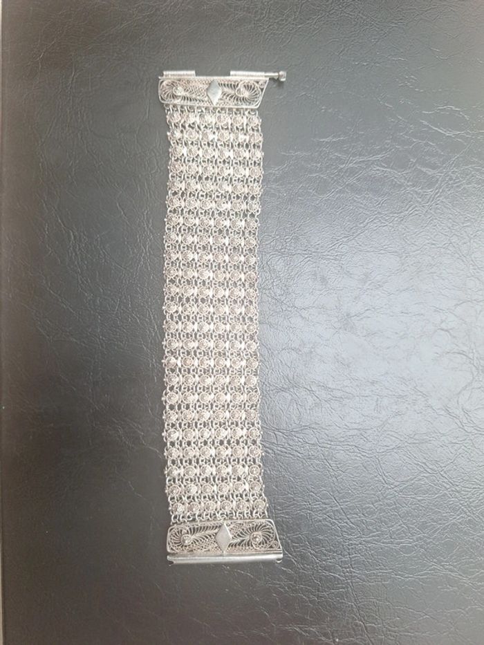 👜 Superbe bracelet en maille argentée 👜 - photo numéro 2