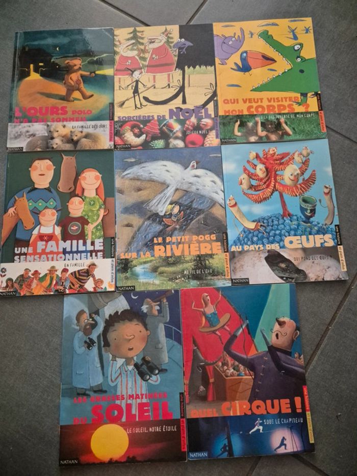 Collection de 8 livres de la série crocoscope