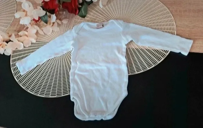 Lot 3 bodies ML, taille 12 mois, marque boîtes a malices et kiabi - photo numéro 4