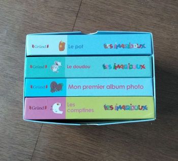 Ma  première  bibliothèque  ,4 livres  ,Les  Imagidoux  ,3 imagiers  et  1 album  photo  Grund 