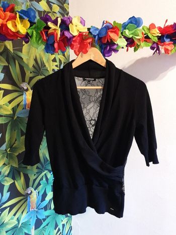 Pull dos dentelle