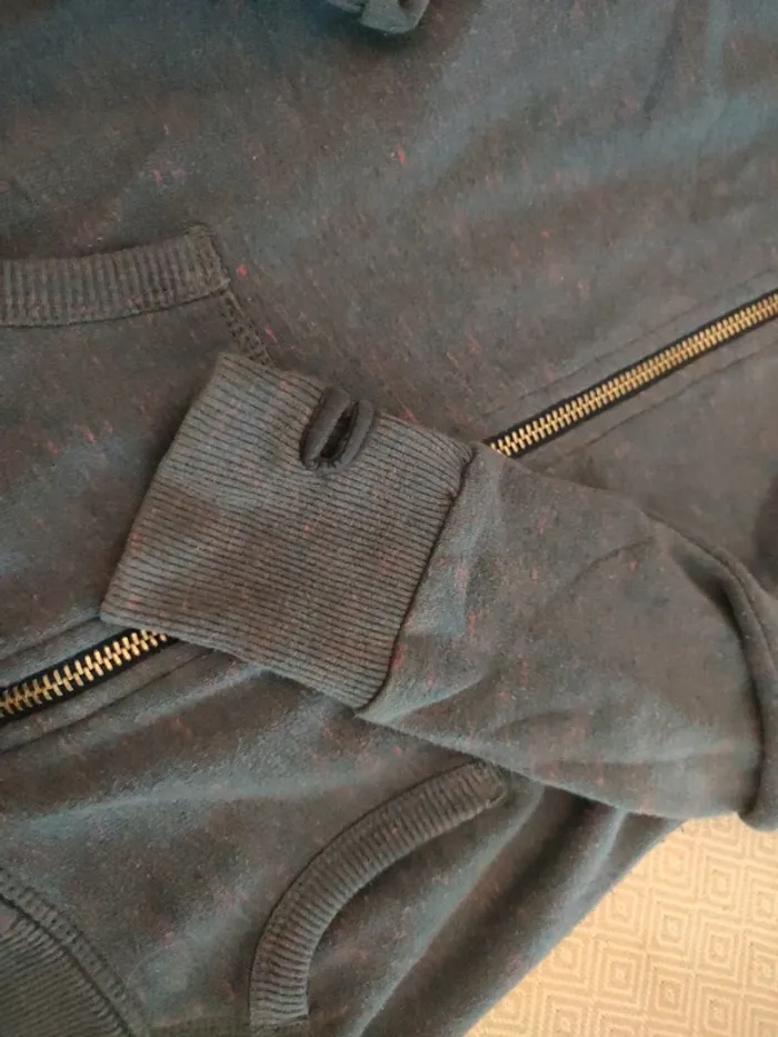 Sweat zippé à capuche Superdry xxs 12 ans - photo numéro 4