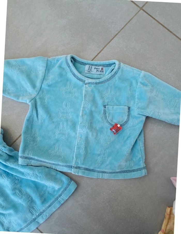 Ensemble 3 mois tissu éponge - photo numéro 4