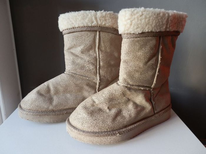 Boots faux mouton retourné