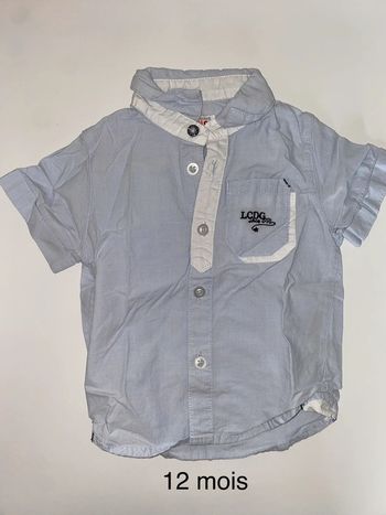 Chemise 12 mois