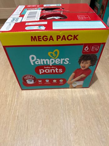 Pampers pants taille 6