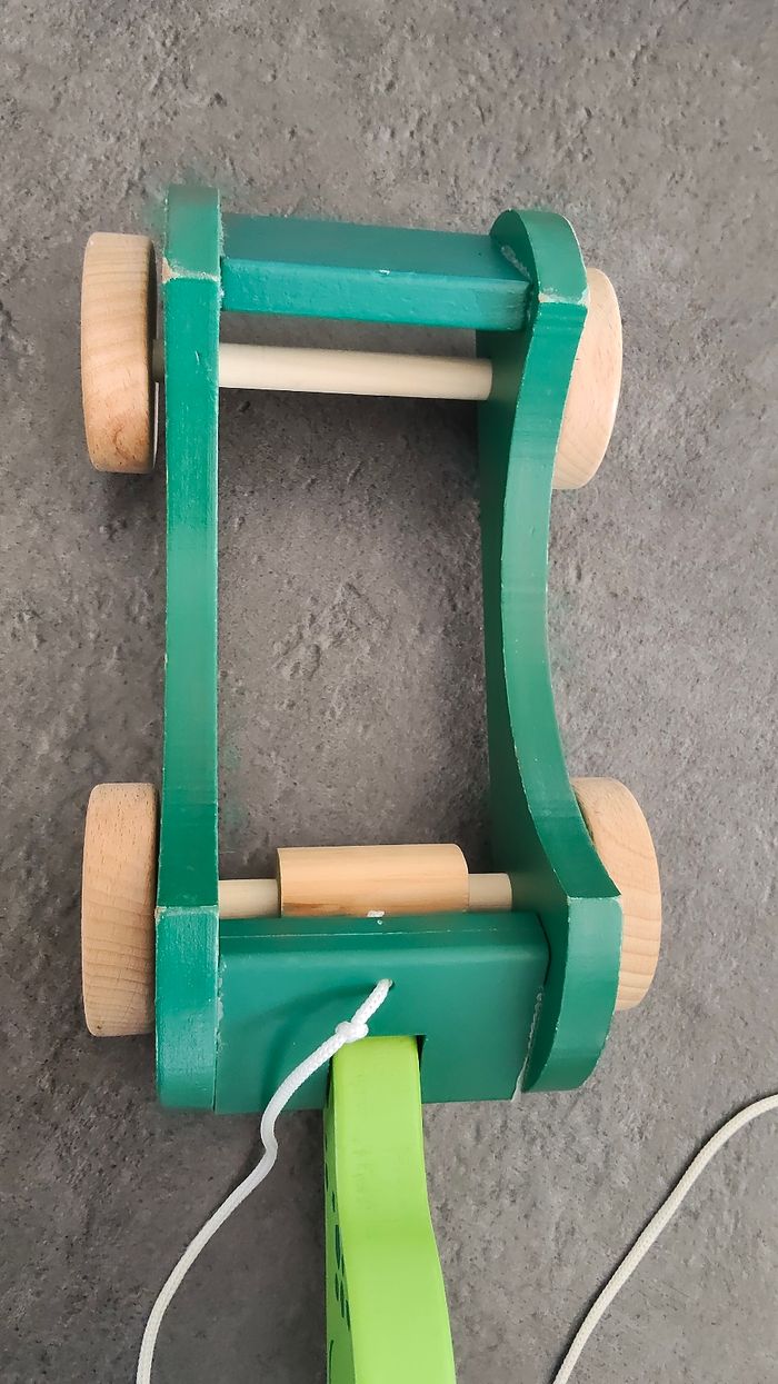 Tortue à tirer avec roue d'encastrement - photo numéro 3