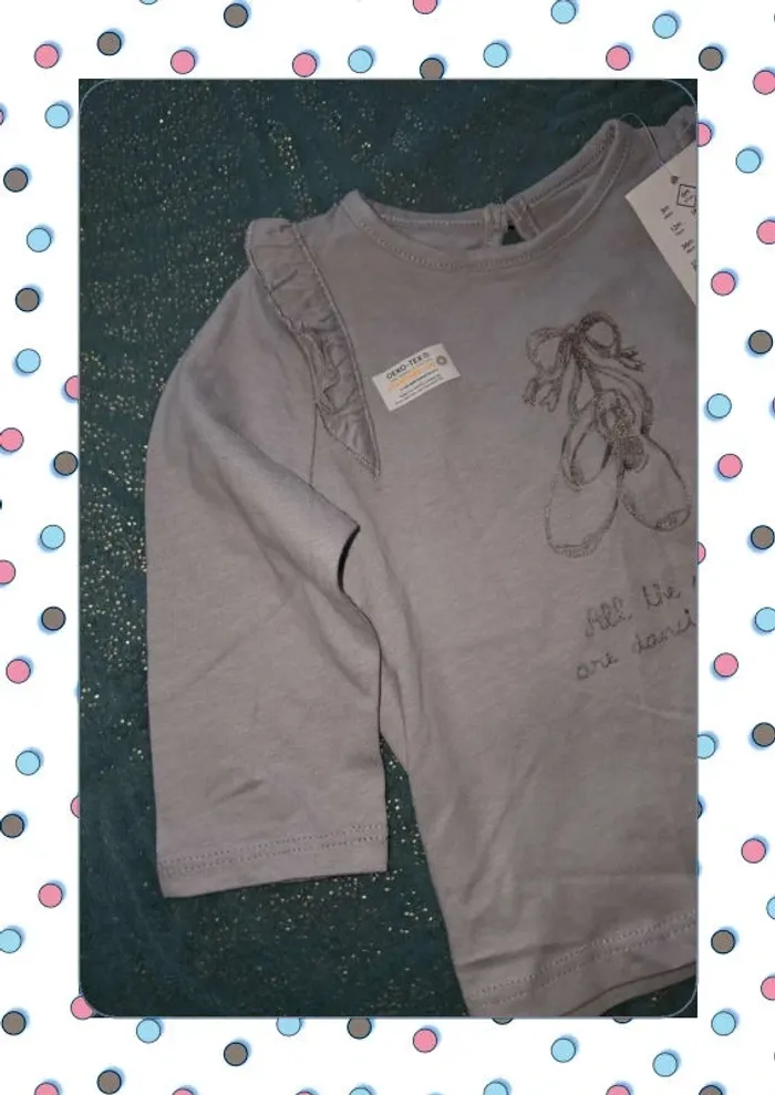 Tshirt manche longue 6 mois - photo numéro 3