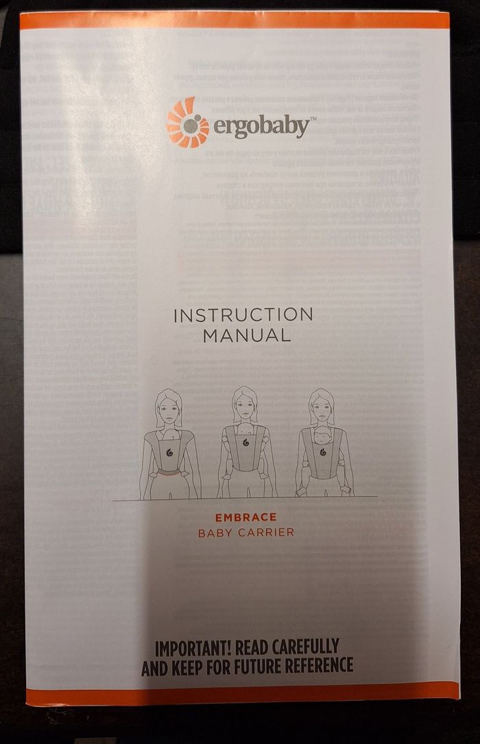 Porte bebe ergobaby embrace noir - photo numéro 9