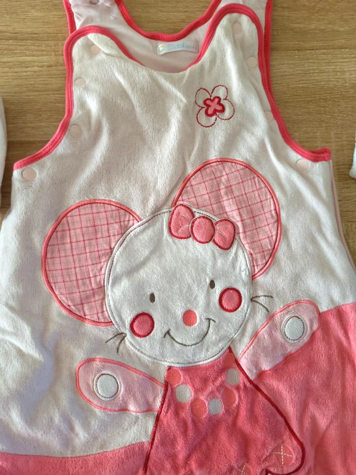 Gigoteuse velour souris 0-6mois - photo numéro 2