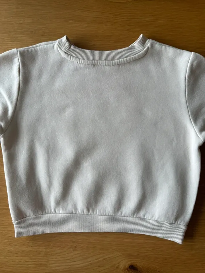 Sweat blanc cassé ML Minnie Mouse avec noeud à sequins réversibles - Taille 4 Ans - photo numéro 9
