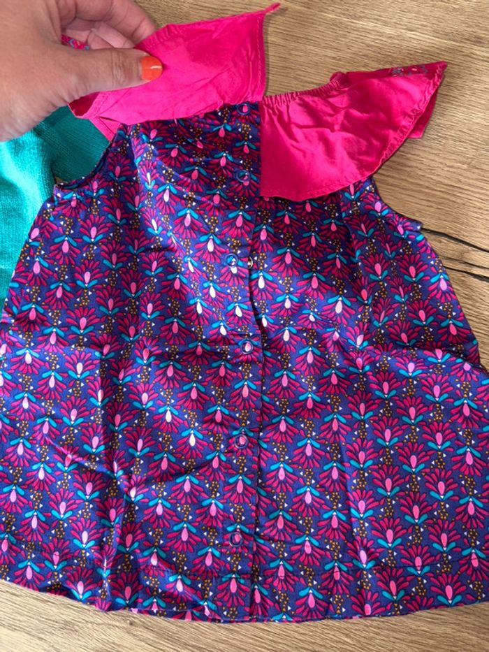 Ensemble sergent major okaidi 6 mois été fille - photo numéro 5