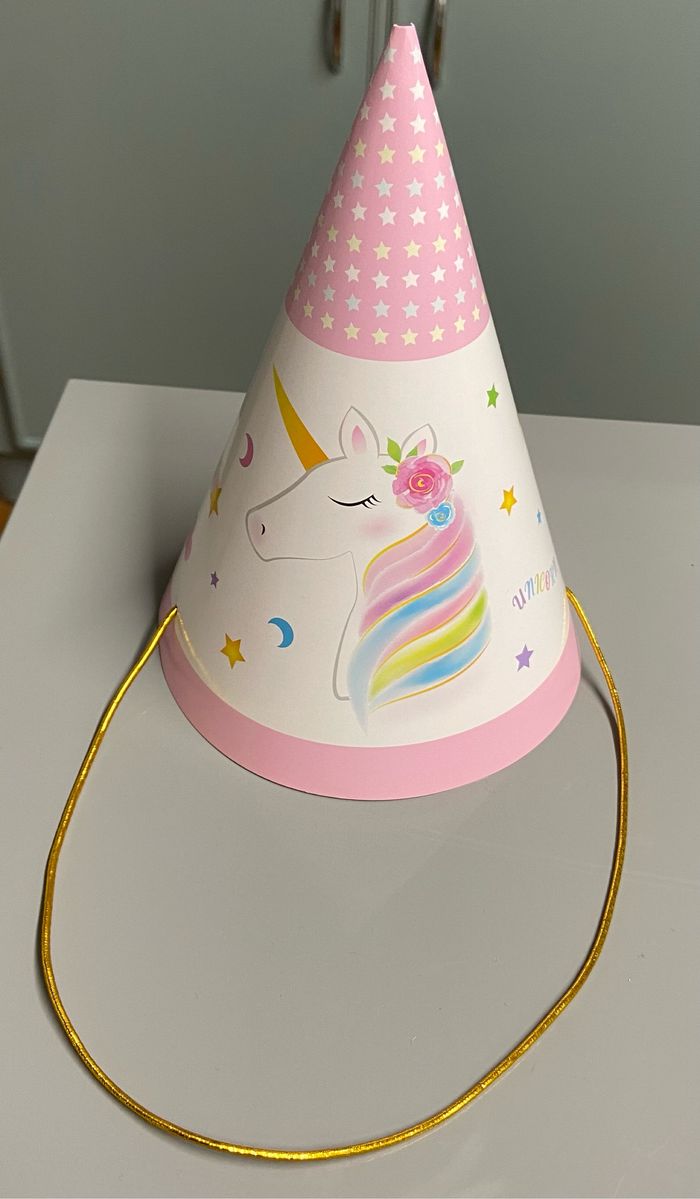 6 chapeaux de fête licorne - photo numéro 5
