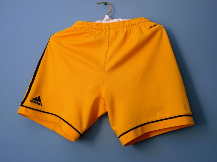 Short garçon adidas 12 ans jaune climalite sport - photo numéro 3