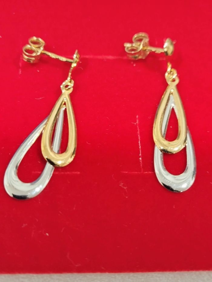 Boucles d'oreilles Pendantes en or 375/9 carats - photo numéro 6