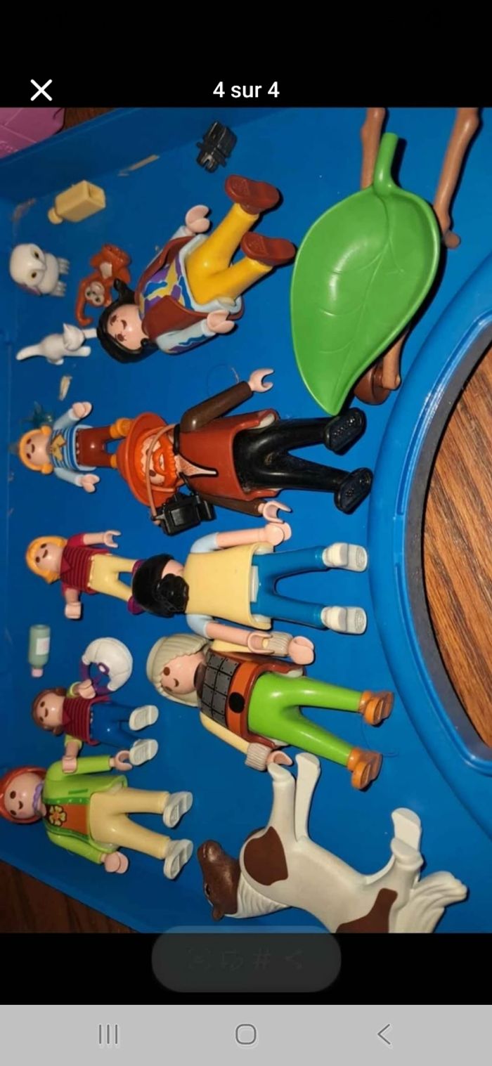 Coffret playmobil jardinage personnages accessoires - photo numéro 4