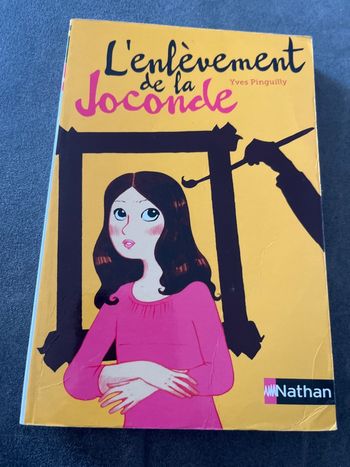 Livre roman Nathan jeunesse l’enlèvement de la joconde