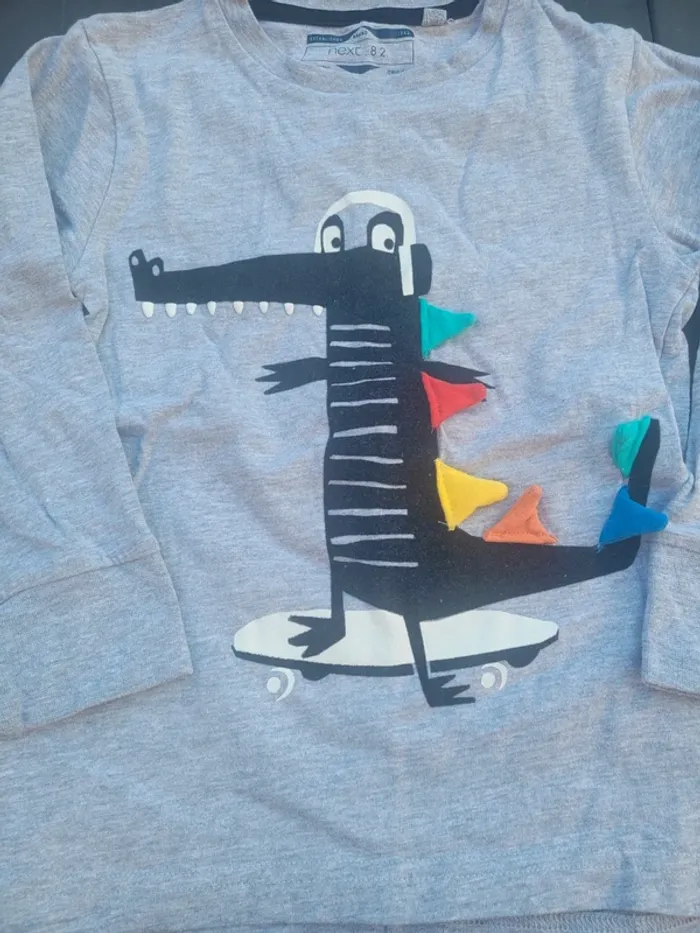 Ts manches longues next dinosaure 3/4 ans