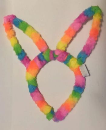 Serre tête duveteux Lapin avec led