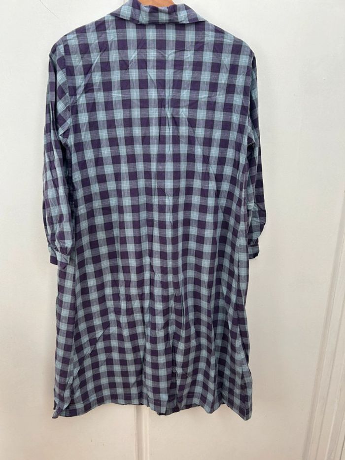 Ancienne blouse en coton école - taille s - femme année 60 - photo numéro 5