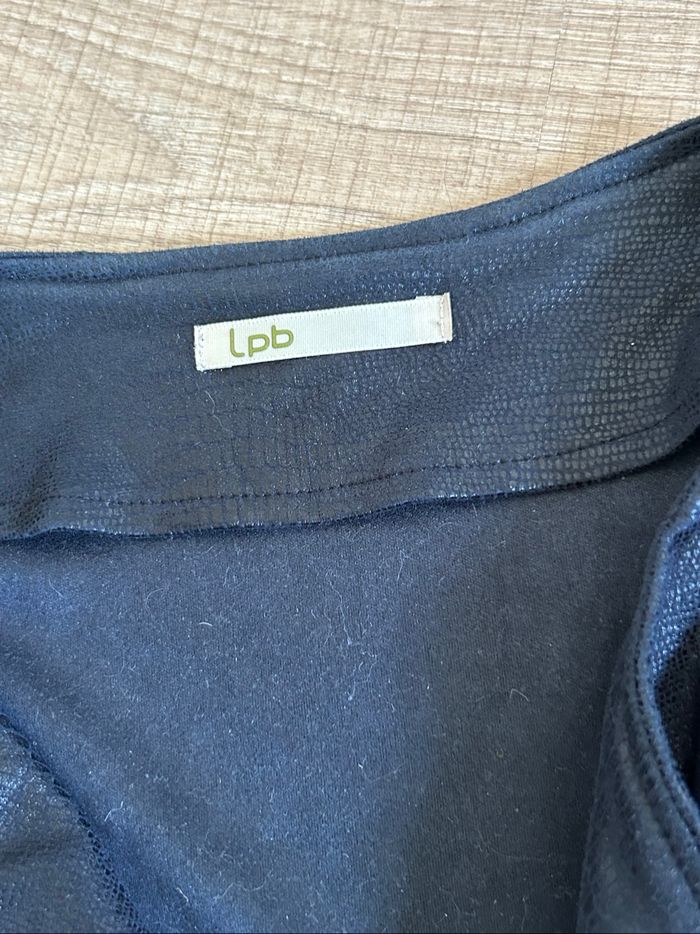 Veste noire bi matière LPB Woman taille S TBE - photo numéro 9