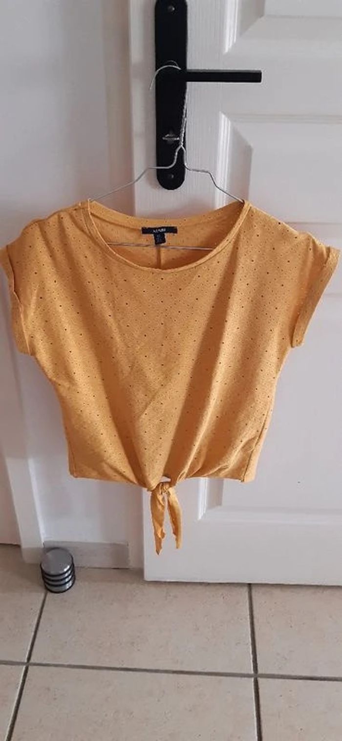 Tshirt jaune femme / Kiabi / XS