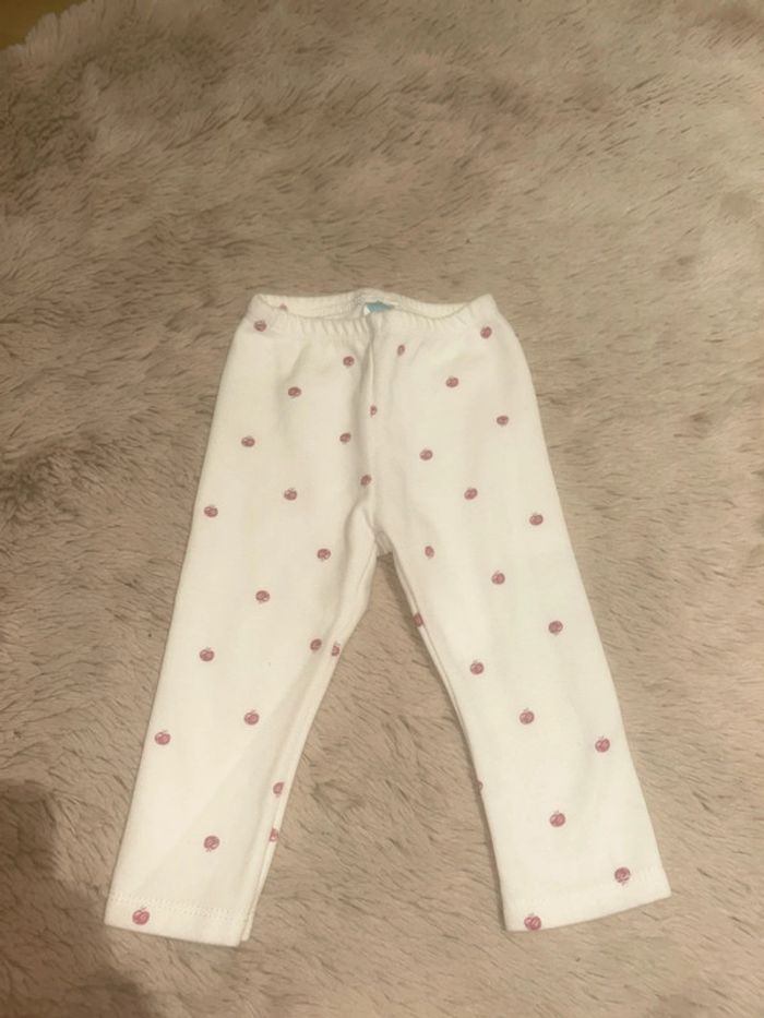 lot de 2 leggings fille 12 mois - photo numéro 2