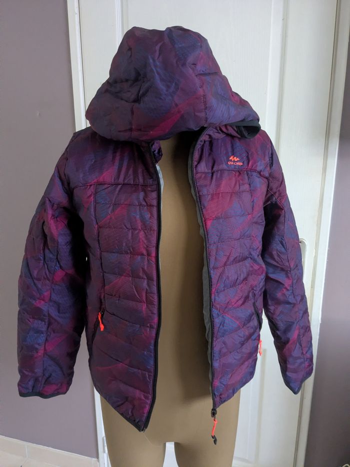 Quechua doudoune enfant violet neuf 10/ 11 ans - photo numéro 1