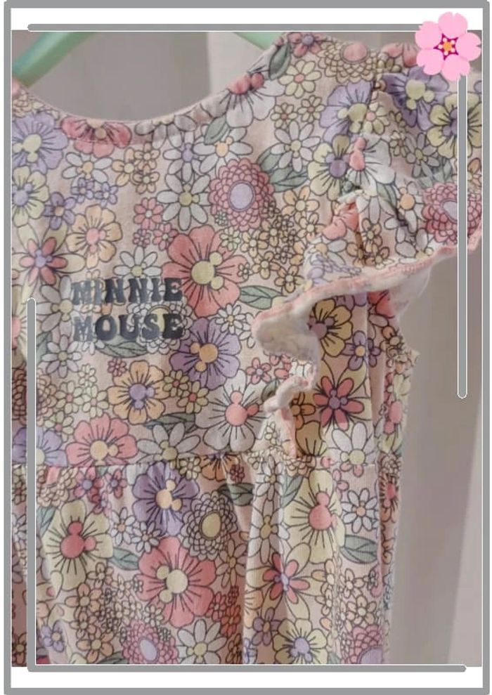 Combinaison été fleurie Minnie 9 mois - photo numéro 4