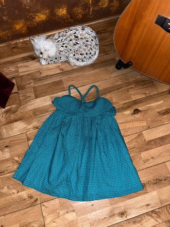 Jolie robe verte okaidi très bon état 3ans/98cm