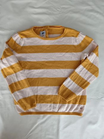 Pull Petit Bateau 10 ans en coton et laine