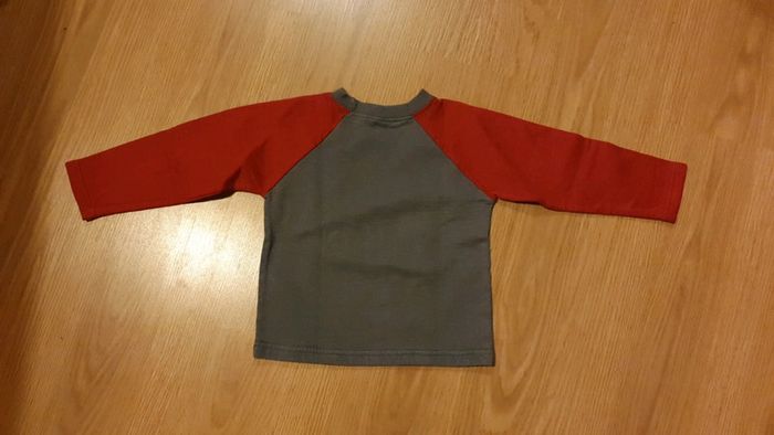 sweat 5 ans rouge et gris - photo numéro 4