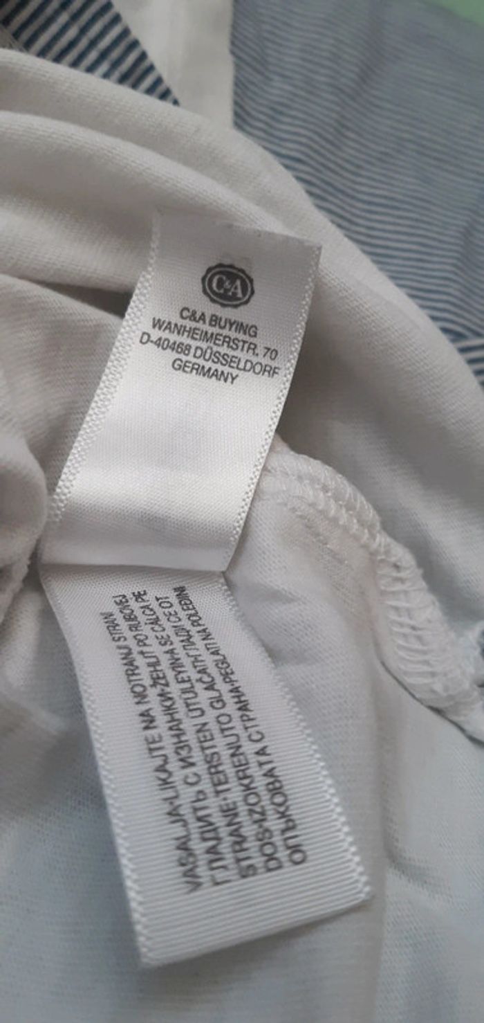 Tee-shirt manches longues polo 12mois 80cm - photo numéro 6