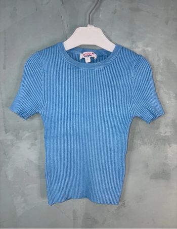 T shirt épais bleu taille Xs Jennyfer
