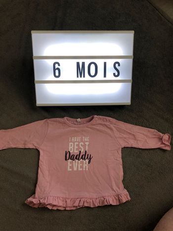 T-shirt manches longues 6 mois