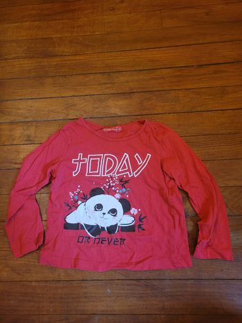 Tee-shirt manches longues 4ans fille 