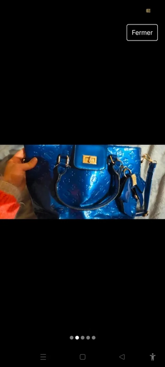 Sac bleu - photo numéro 3