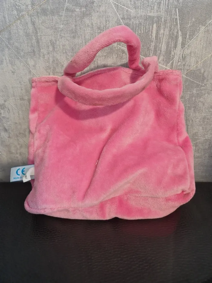 Petit sac tout doux Gipsy rose avec mouton en relief - photo numéro 4