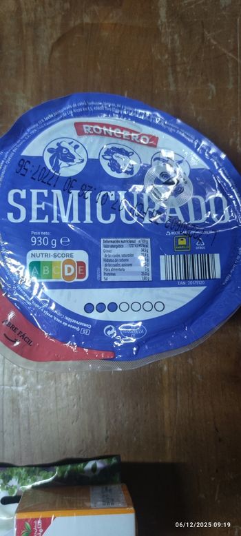 Semicurado 930 g