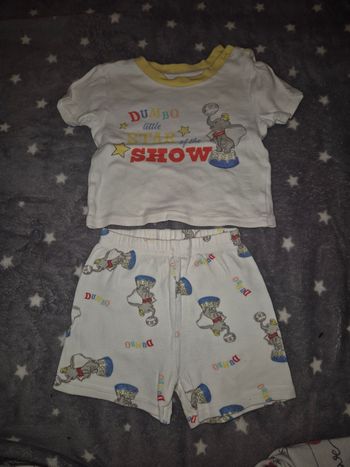 Ensemble dumbo blanc