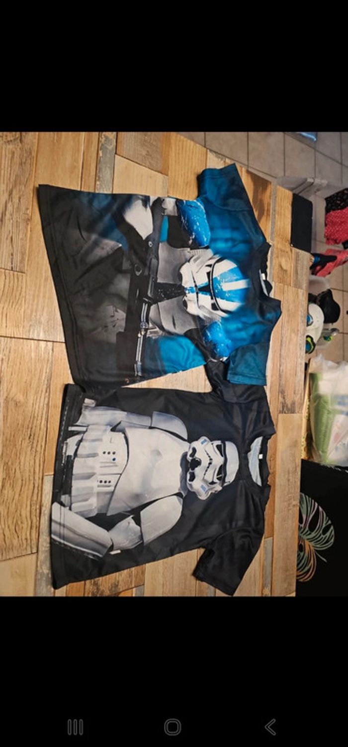 Lot de 2 t-shirts garçon taille 130 star wars