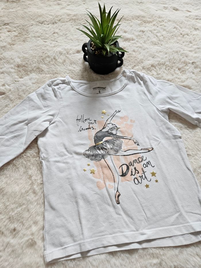 Lot de 2 Tee-shirt à manches longues- 6 ans - photo numéro 6