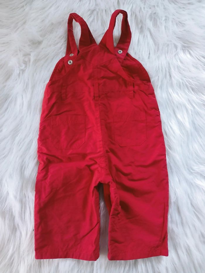 Salopette rouge intérieur polaire 12mois N*0431 - photo numéro 3