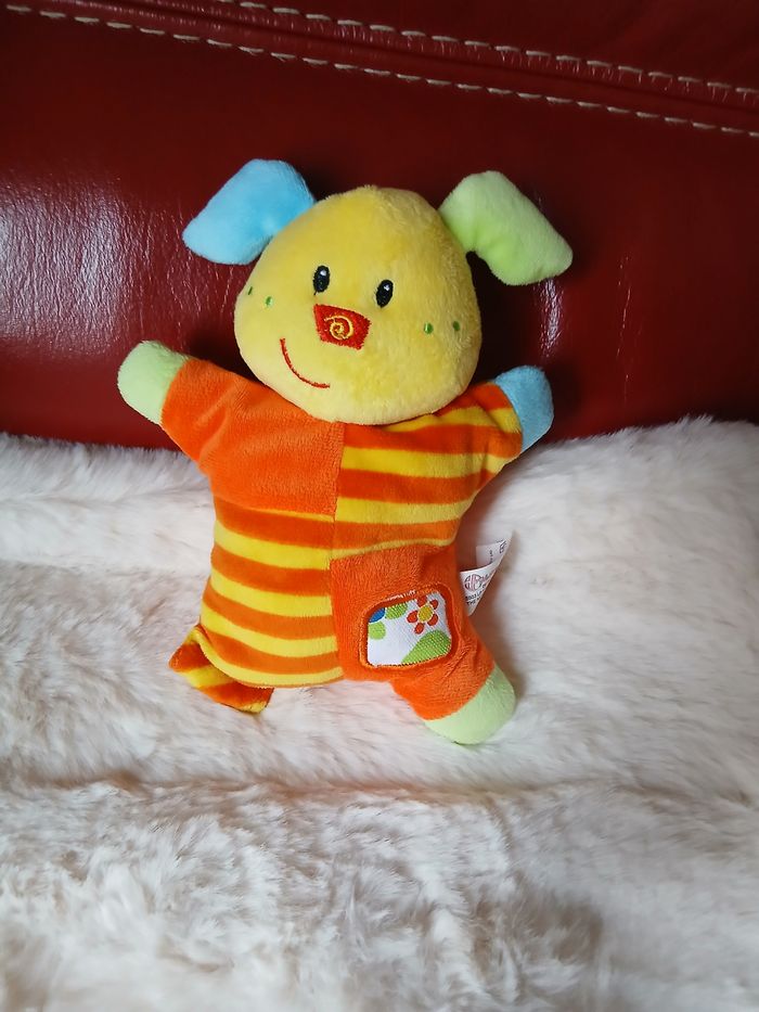 Doudou-grelot "Petit Chien" *bruit papier froissé *Toi Toys - photo numéro 5