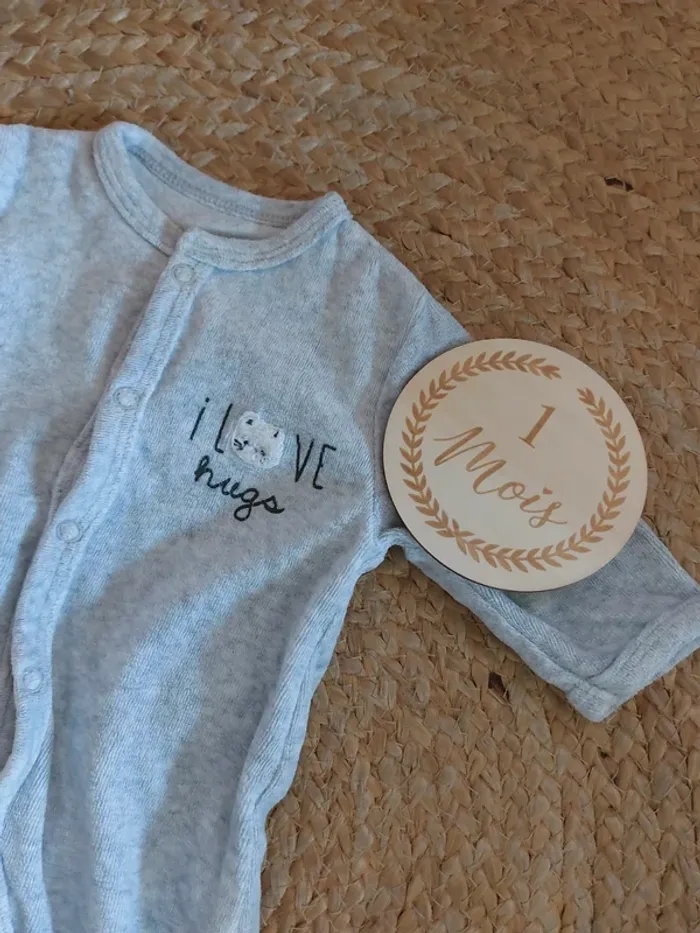 Pyjama mixte 1 mois - photo numéro 2