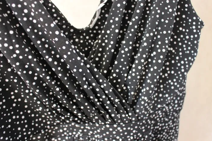 👗 Robe noire à pois, étam 📌 - photo numéro 2